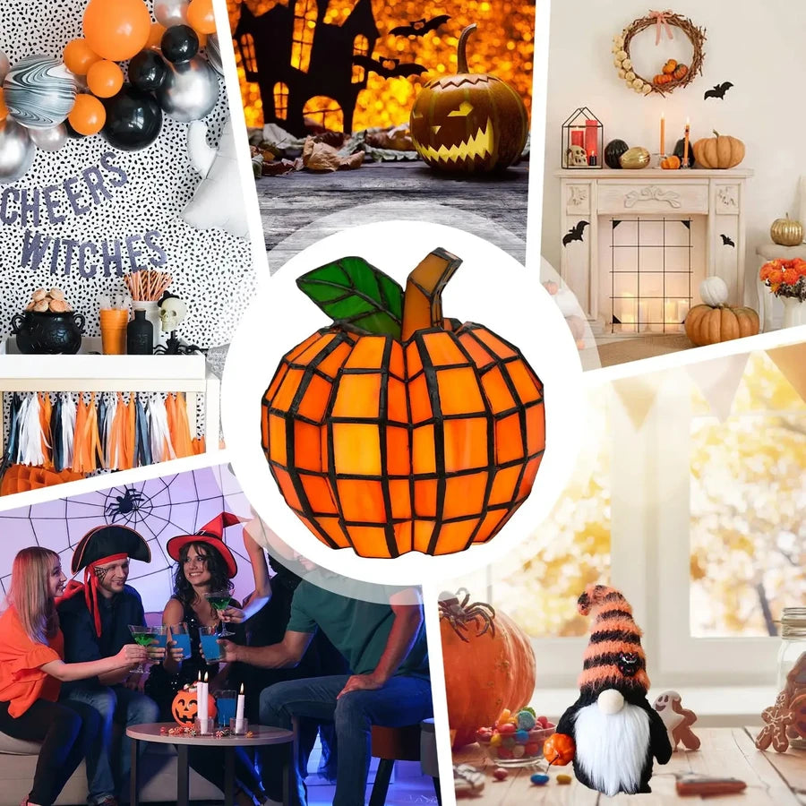 Cowgic Pumpkins Lights Halloween Resin Decorative /ornaments