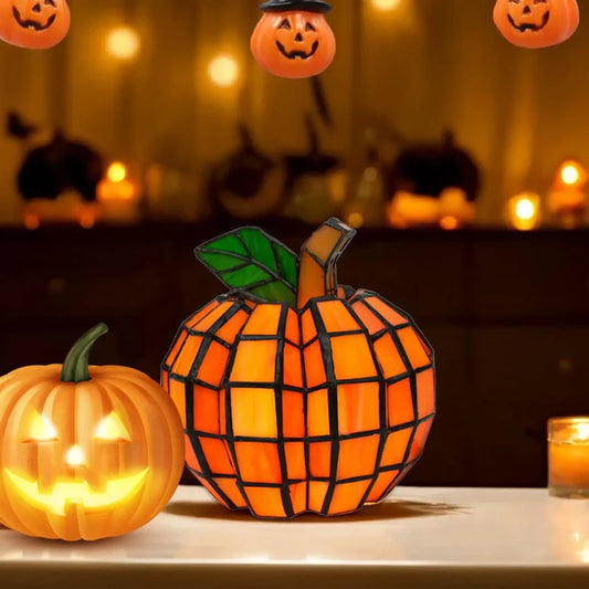 Cowgic Pumpkins Lights Halloween Resin Decorative /ornaments
