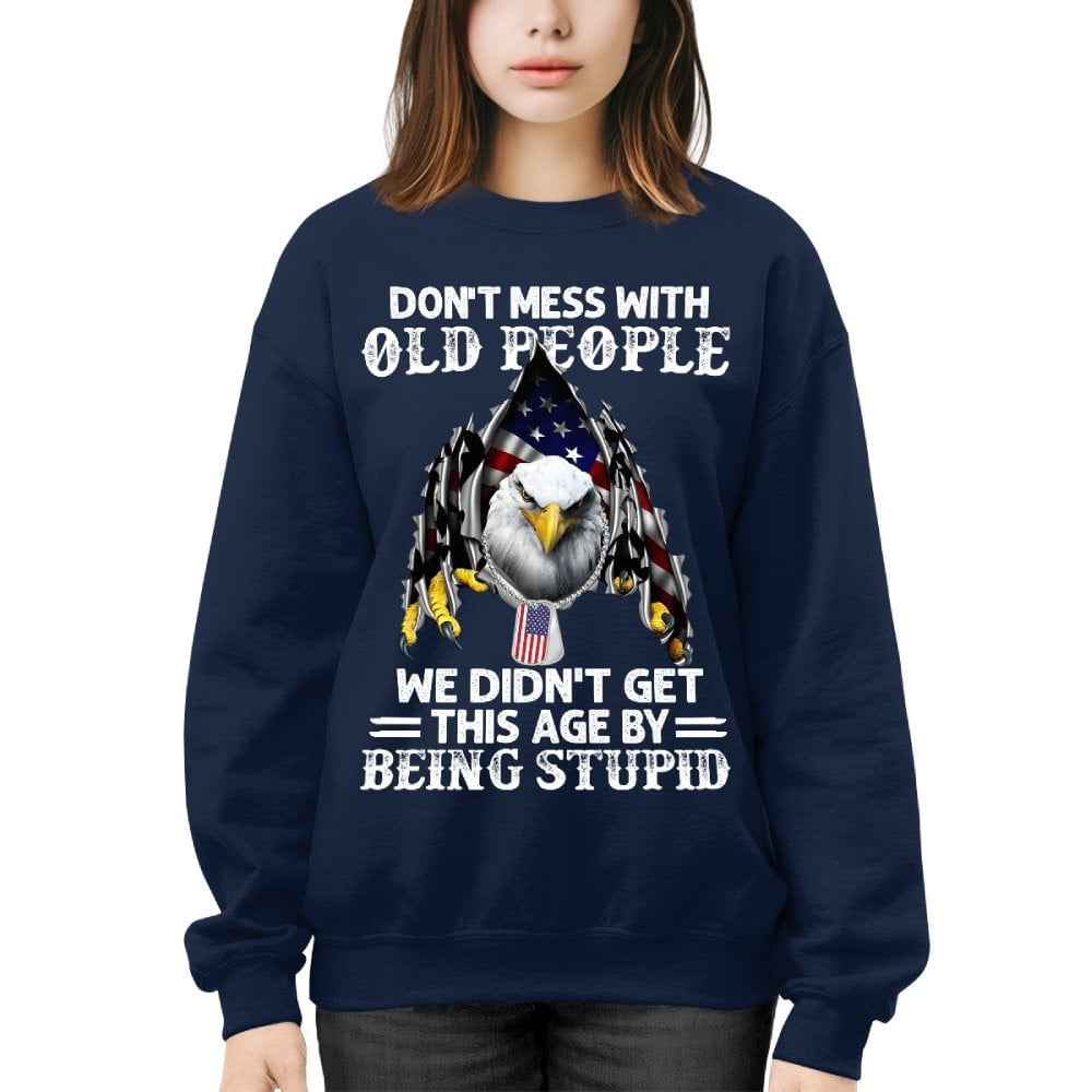 Cowgic Veteran US Eagle Don't Mess With Old People