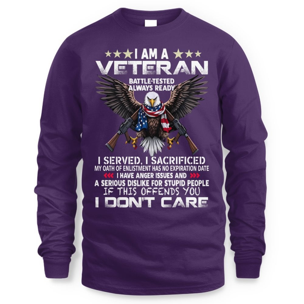 Cowgic Veteran I Served I Sacrificed Crewneck