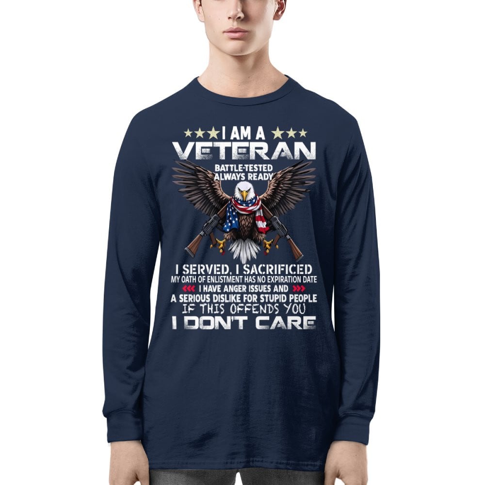 Cowgic Veteran I Served I Sacrificed Crewneck