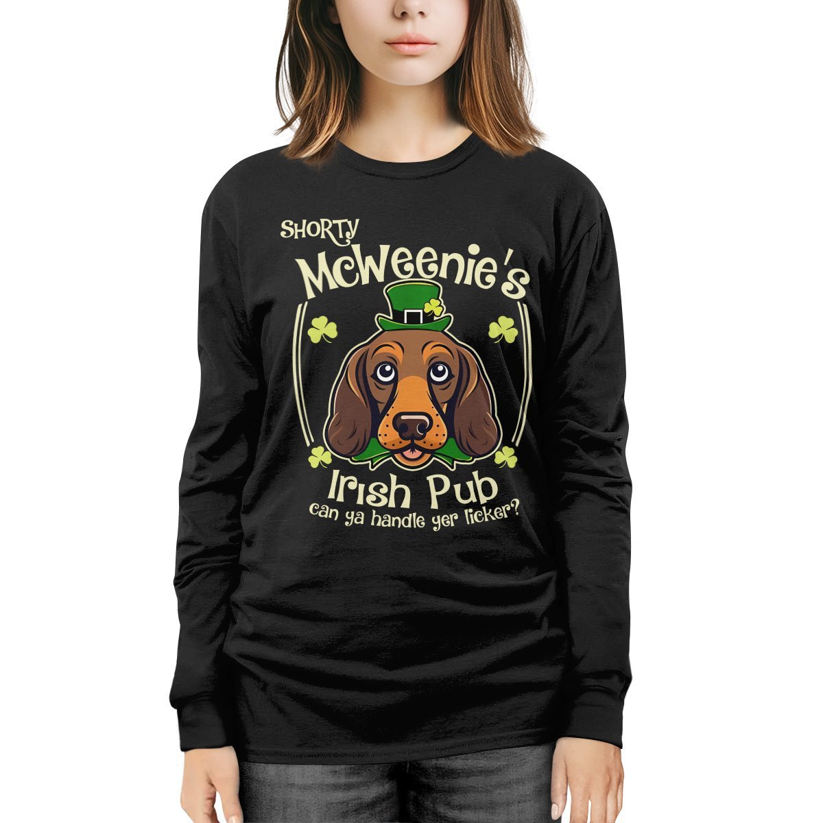 Cowgic Dachshund Irish Pub