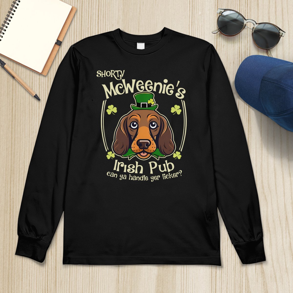 Cowgic Dachshund Irish Pub