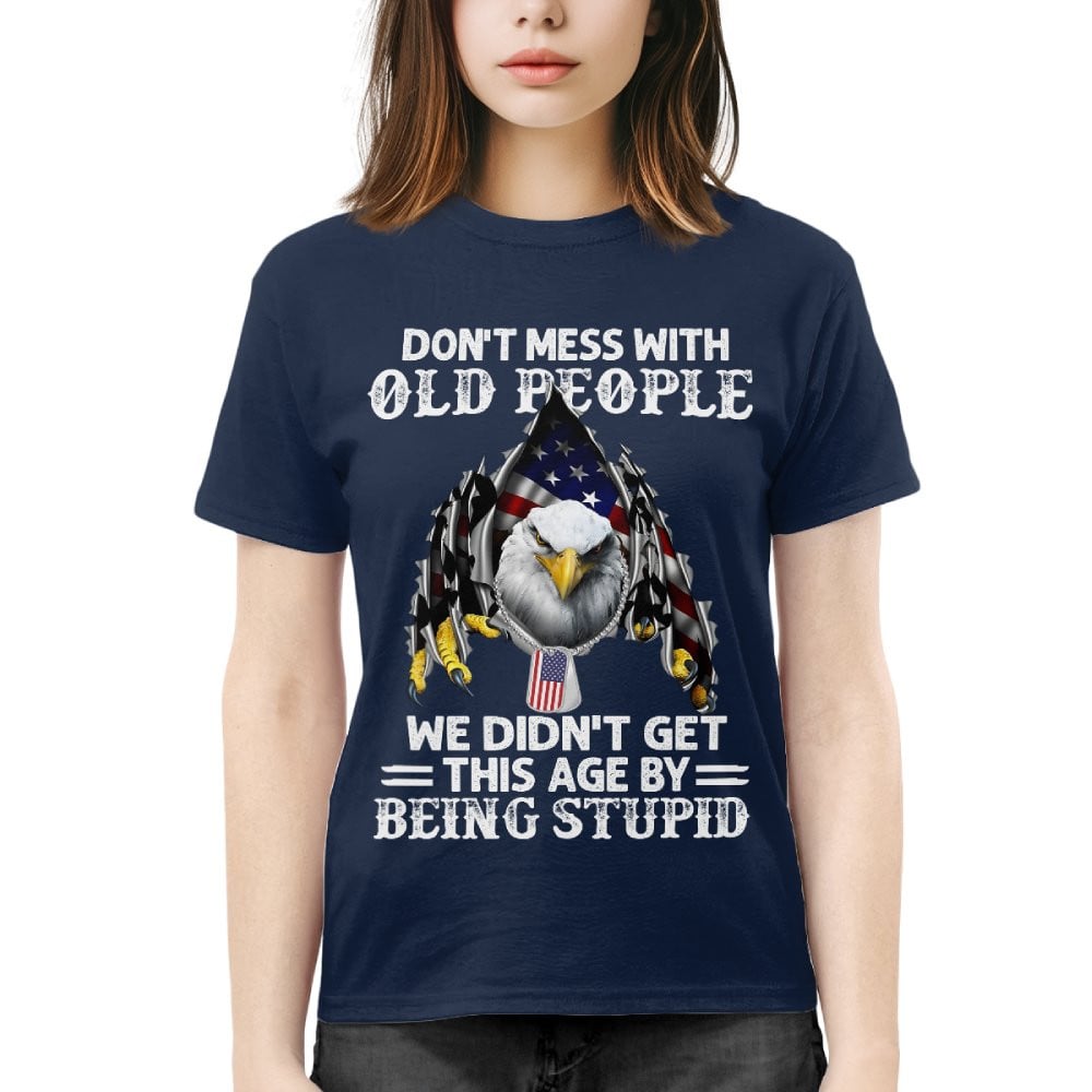 Cowgic Veteran US Eagle Don't Mess With Old People