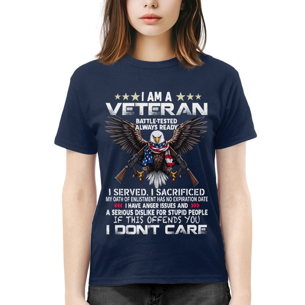 Cowgic Veteran I Served I Sacrificed Crewneck