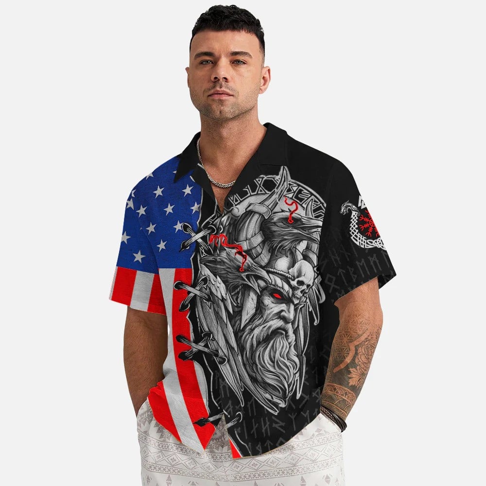Cowgic Viking By Blood 4th Of July