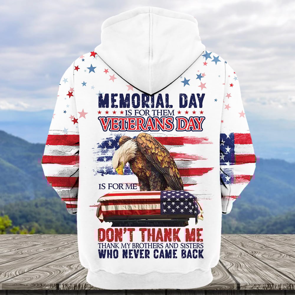 Cowgic Veterans Day Is For Me All Over Print Apparel