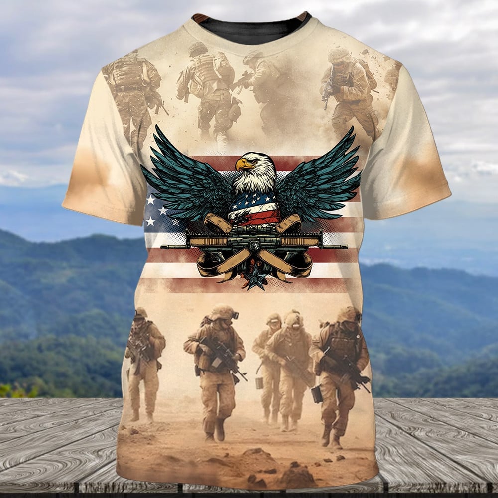 Cowgic I'm A U.S Veteran I Sacrificed All Over Print Apparel