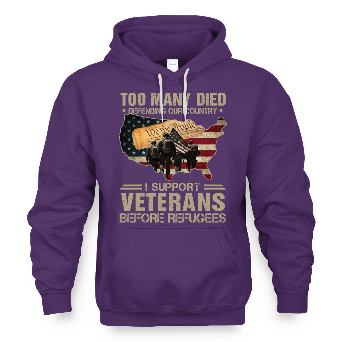 Cowgic I Support Veterans Before Refugees