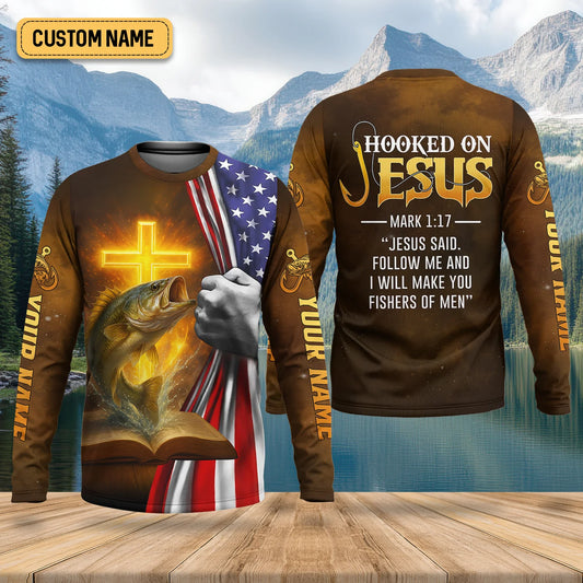 Cowgic Personalized Hooked On Jesus Mark 1:17