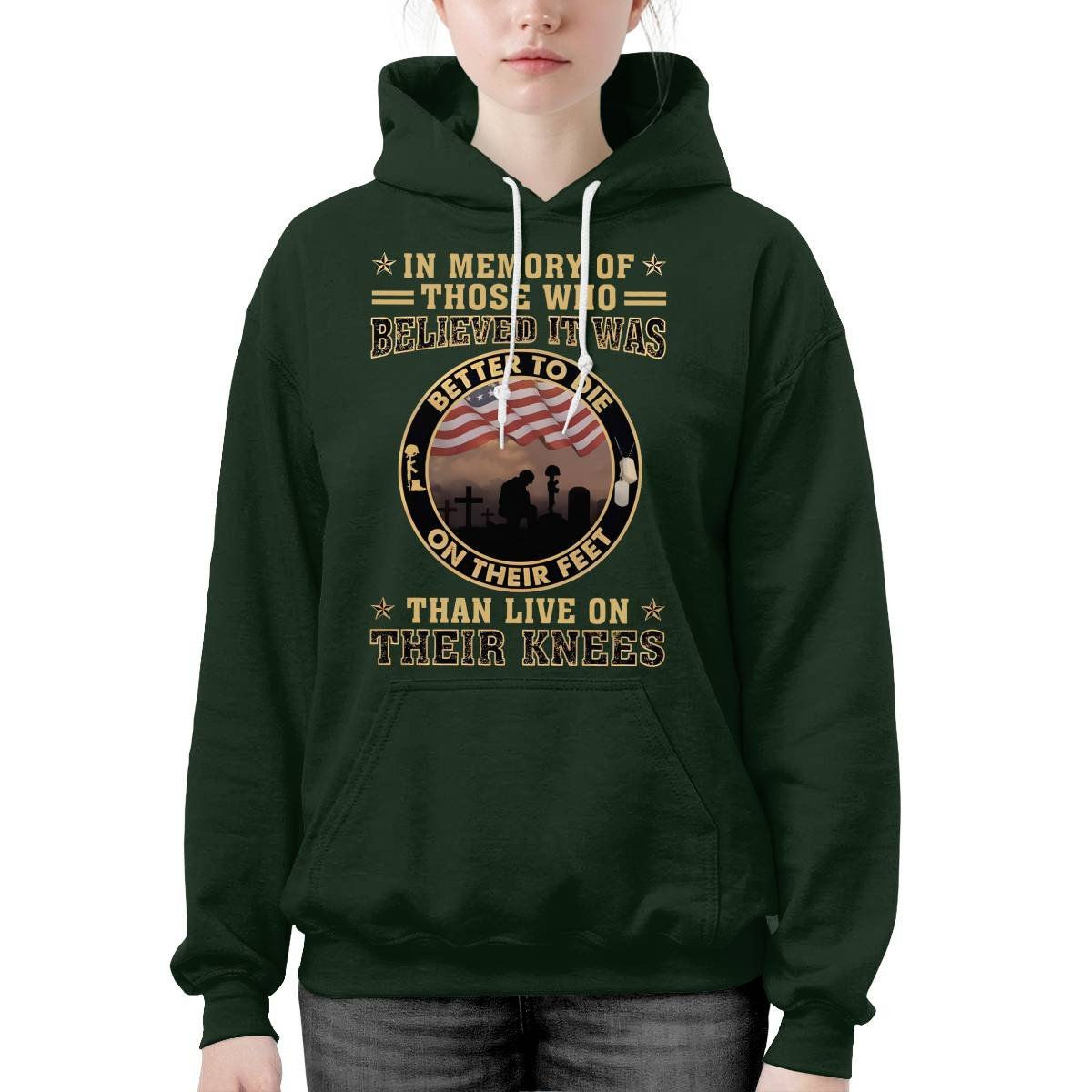 Cowgic Better To Die On Their Feet Than To Live On Their Knees Veteran