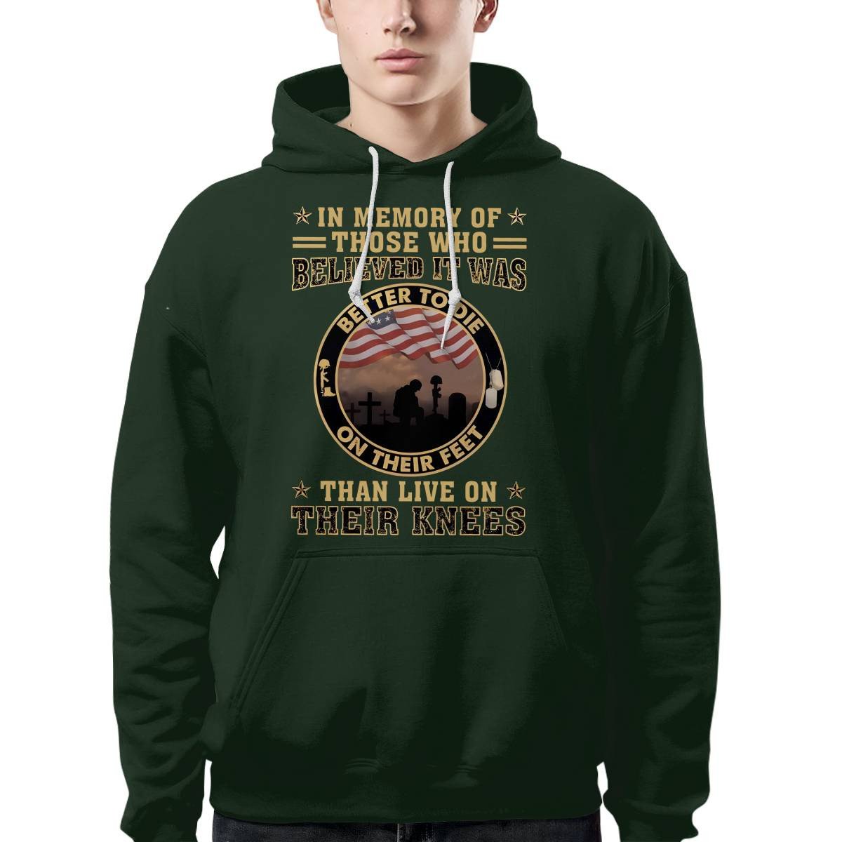 Cowgic Better To Die On Their Feet Than To Live On Their Knees Veteran