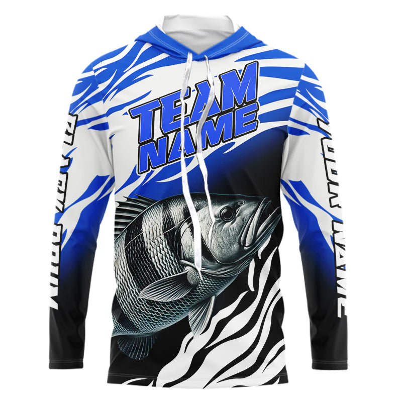 Cowgic Personalized Black Drum Fishing Jerseys For Fishing Team