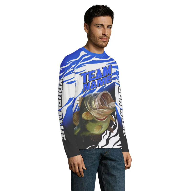 Cowgic Personalized Bass Fishing Team Jerseys For Fishing Team