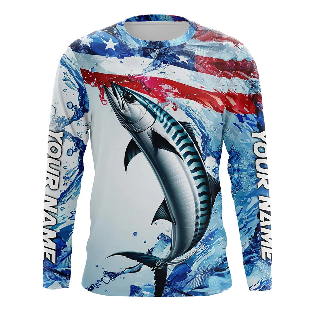 Cowgic Personalized Kingfish Team Fishing Jersey