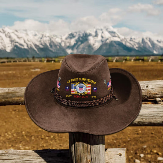 Cowgic Custom U.S COAST GUARD - COWBOY HAT