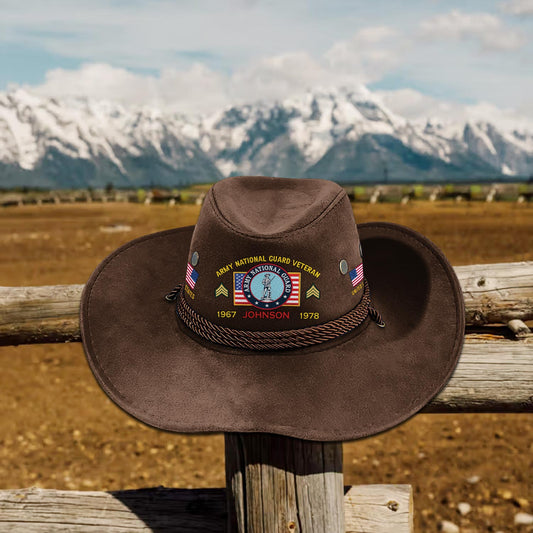 Cowgic Custom ARMY NATIONAL GUARD - COWBOY HAT