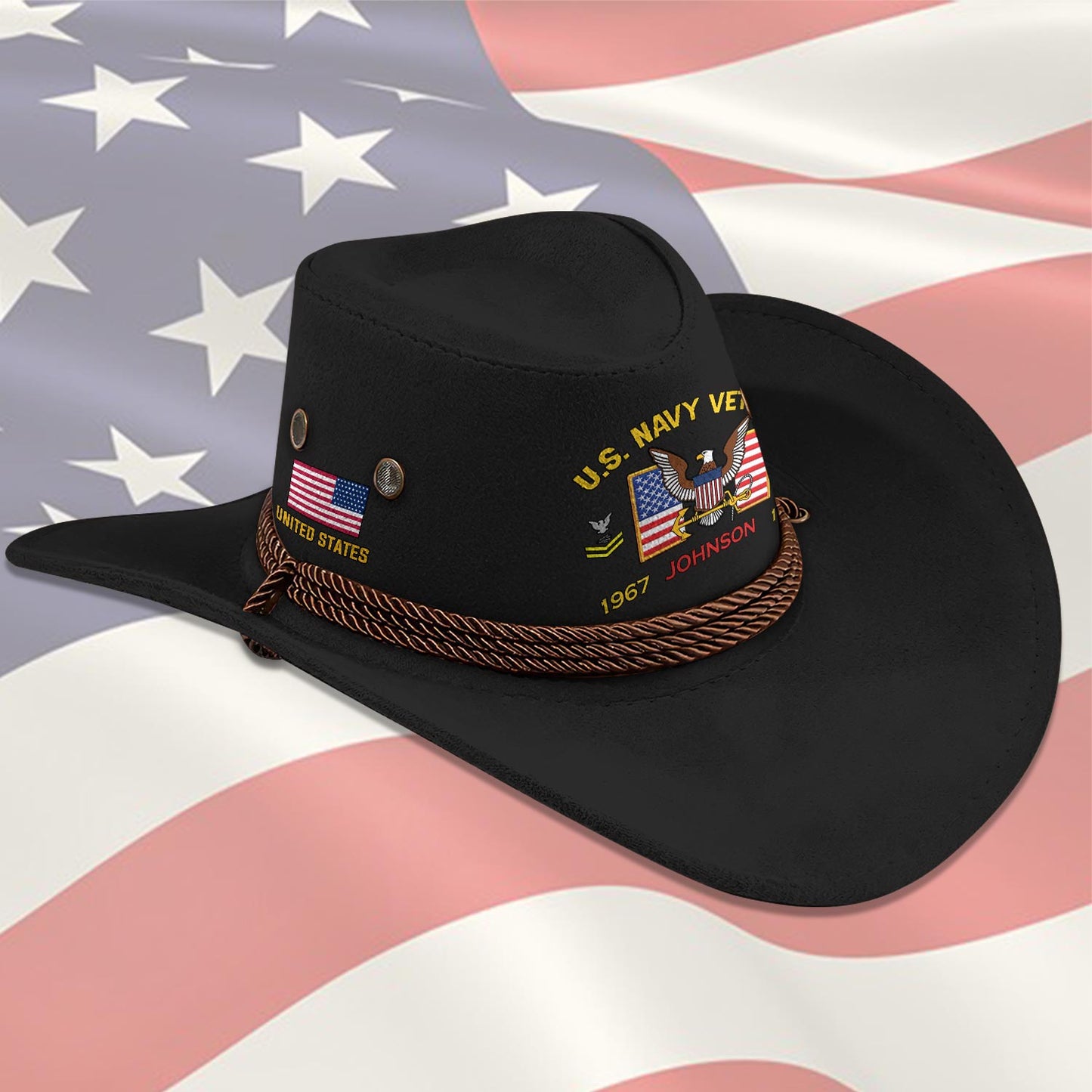Cowgic Custom NAVY RATING - COWBOY HAT