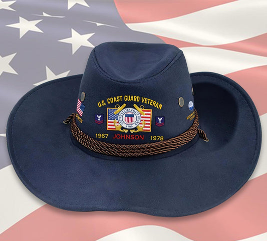 Cowgic Custom COAST GUARD RATING - COWBOY HAT
