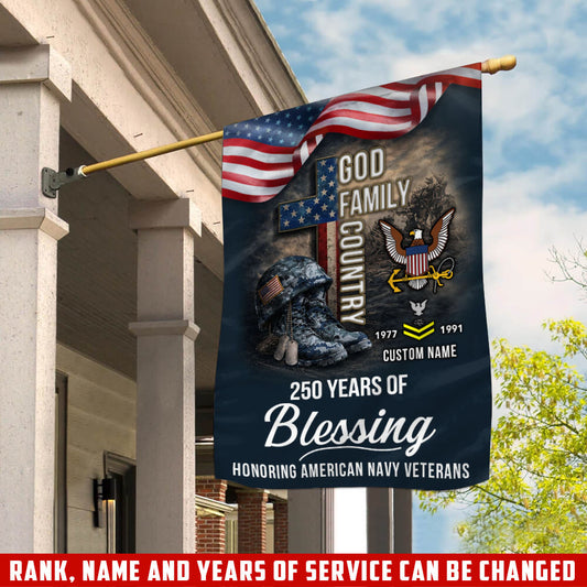 Cowgic Custom U.S. Navy Garden Flag