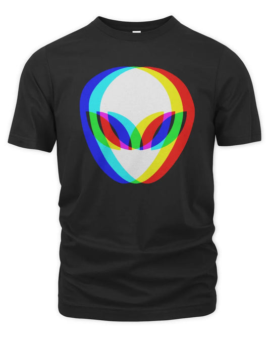 Cowgic Alien Head Trippy Vaporwave Techno Rave EDM Music Festival