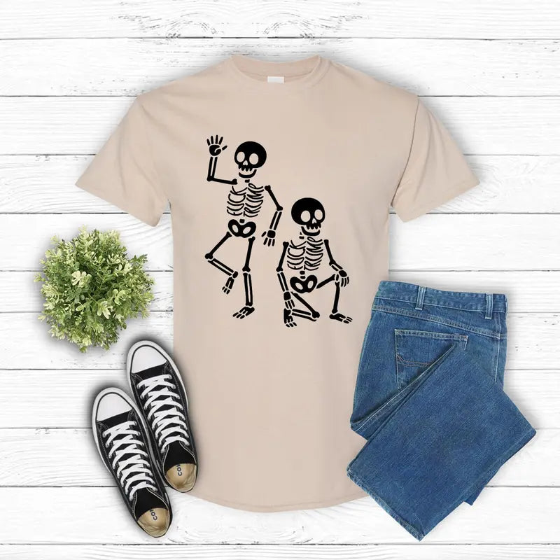 Cowgic Subtle Skeletons Fk Trump Halloween Shirt