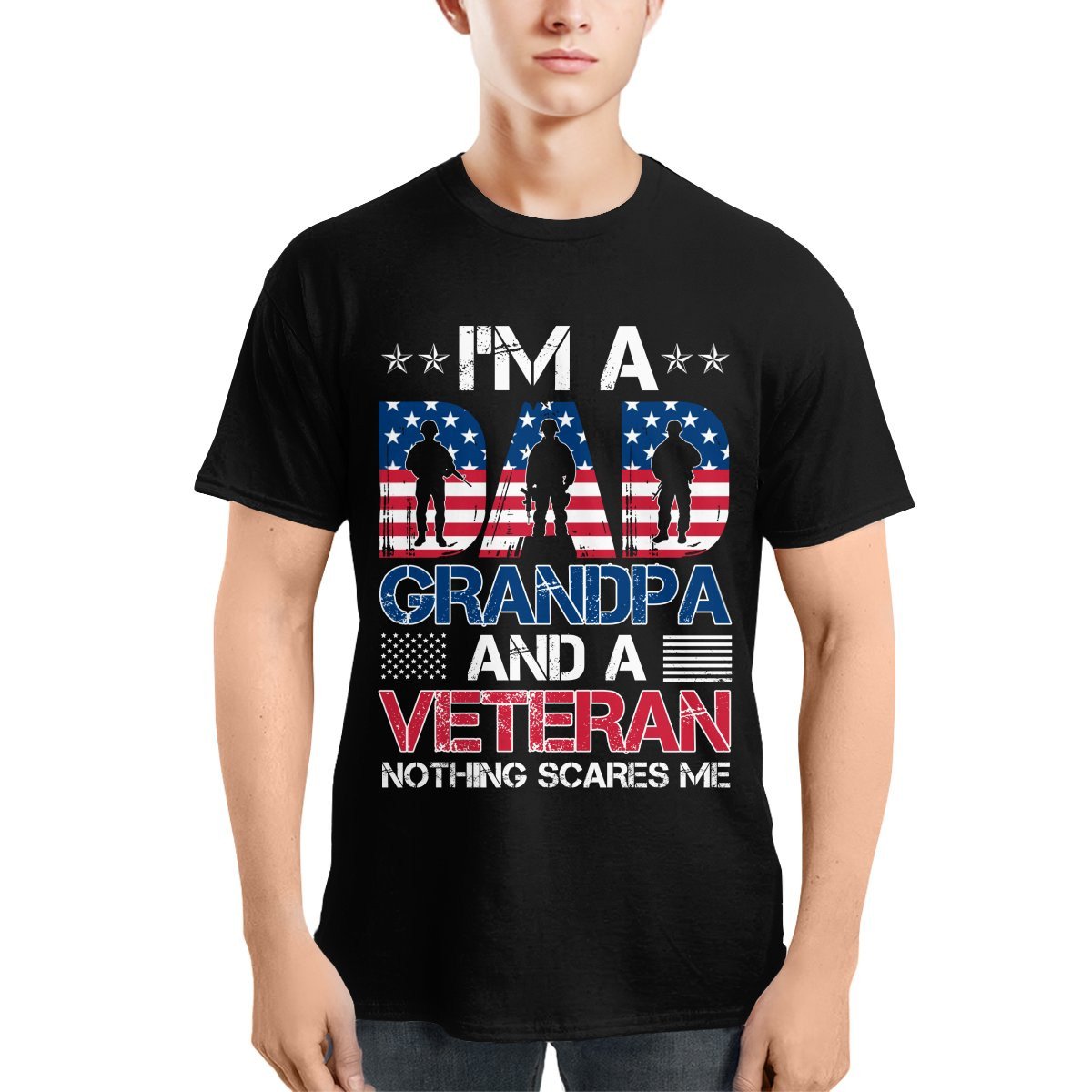 Cowgic U.S Veteran Nothing Scares Me