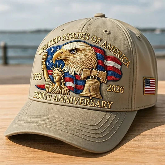 Cowgic Eagle & Liberty – United States 250th Anniversary Embroidered Cap