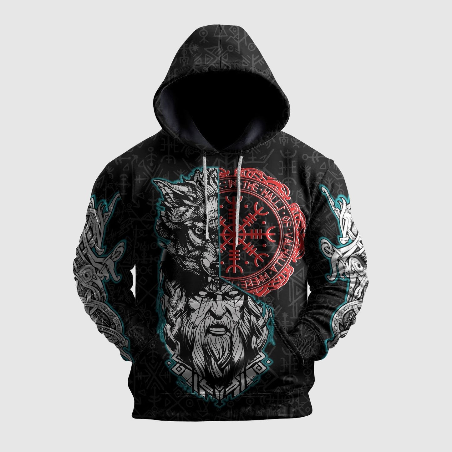 Cowgic Viking Wolf And Odin