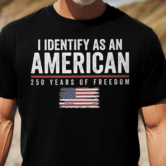 Cowgic I Identify As An American 250 Years Of Freedom