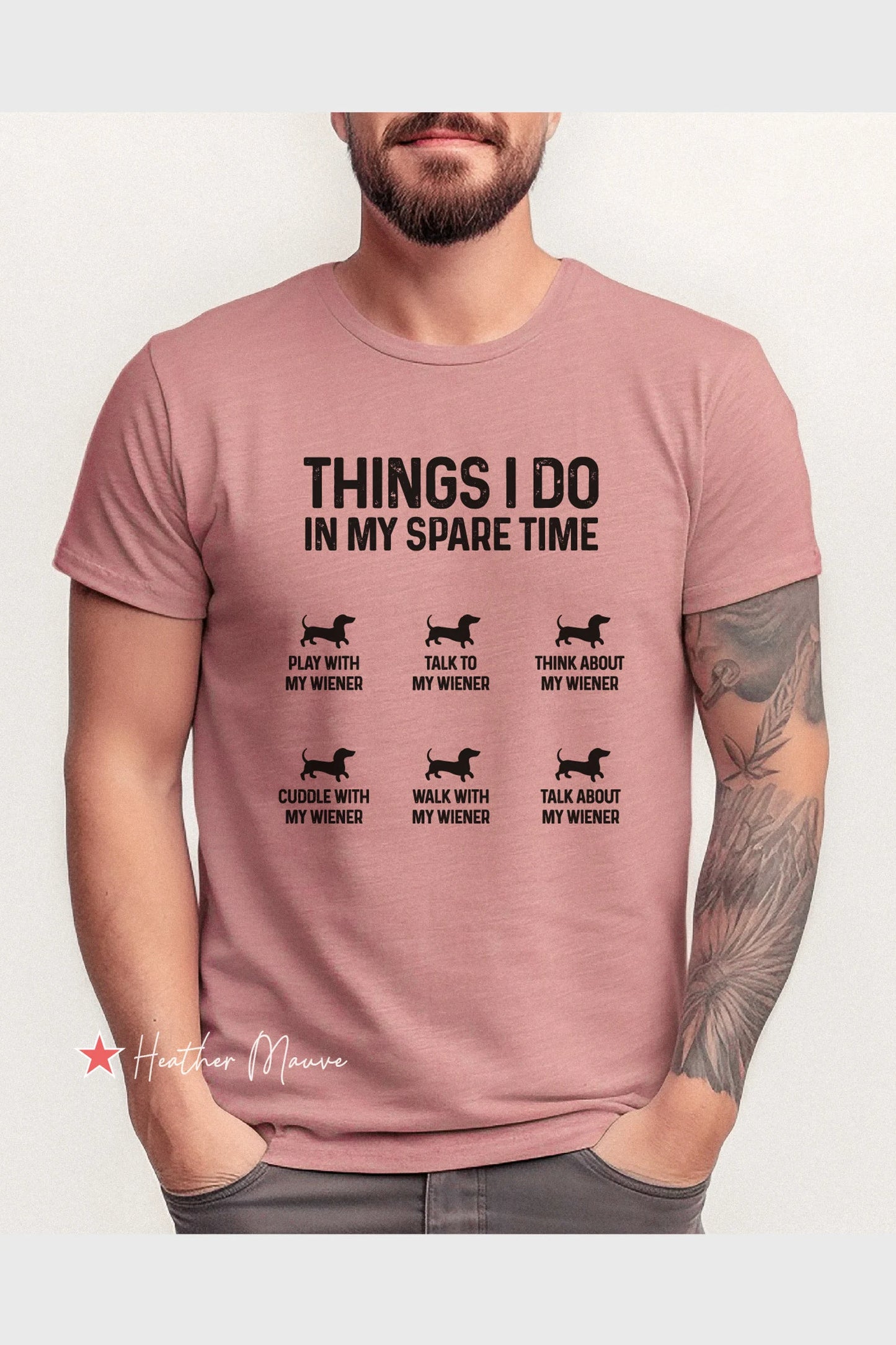 Cowgic Things I Do In My Spare Time Wiener Shirt