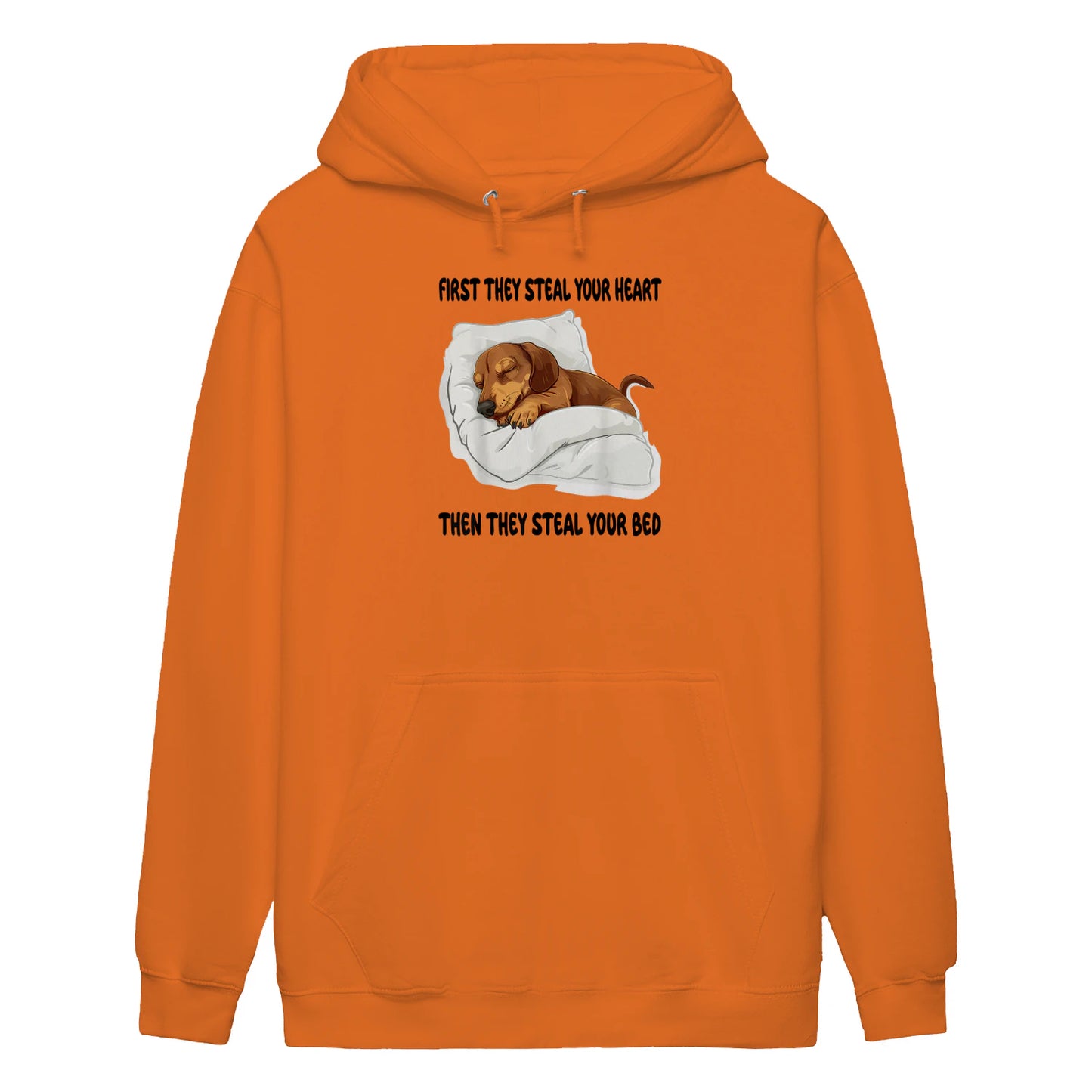 Cowgic First They Steal Your Heart Dachshund Hoodie