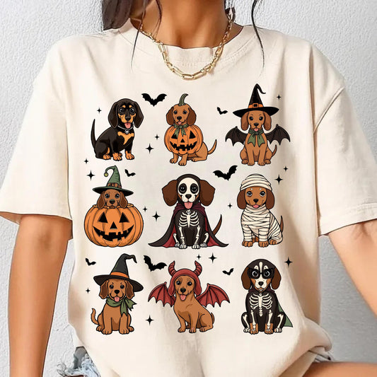 Cowgic Halloween Dachshund, Funny Wiener Dog Shirt