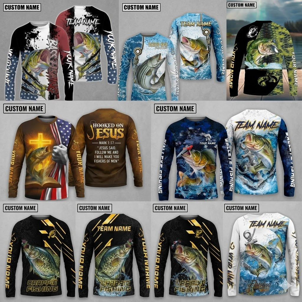 Impressively Designed Custom Fishing Apparel by Cowgic