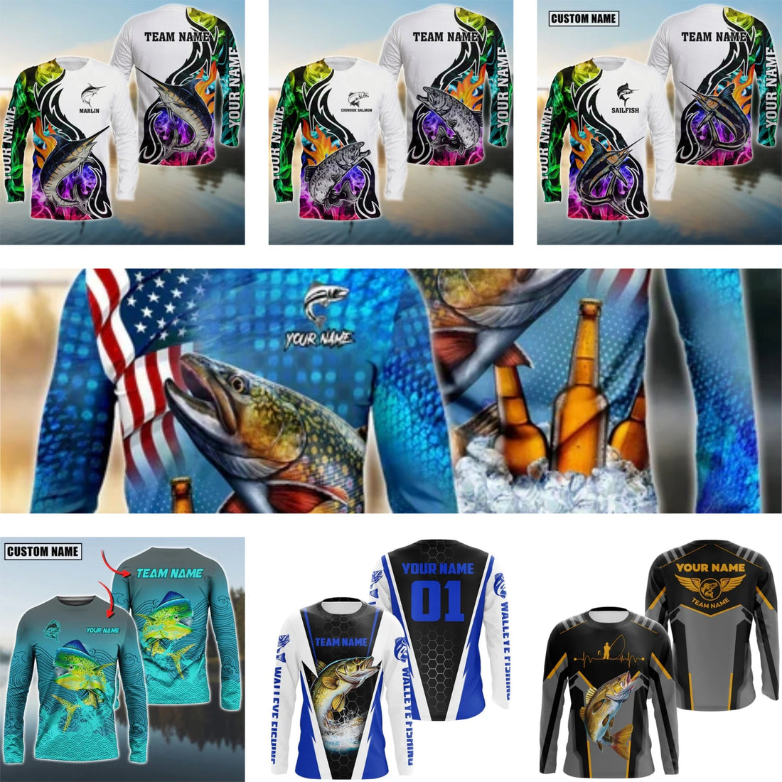 Fishing shirt design: Honoring Personal Beauty and Radiant Confidence