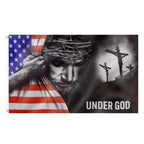 Cowgic Under God Pattern Flag, American Flag with Grommets
