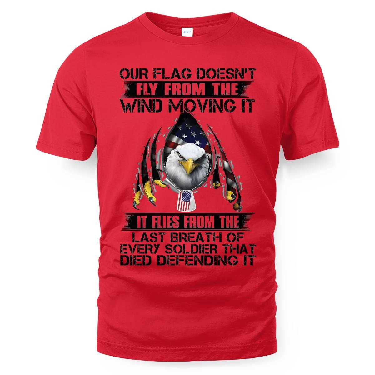 Cowgic Veteran Our Flag Doesn't Fly From The Wind