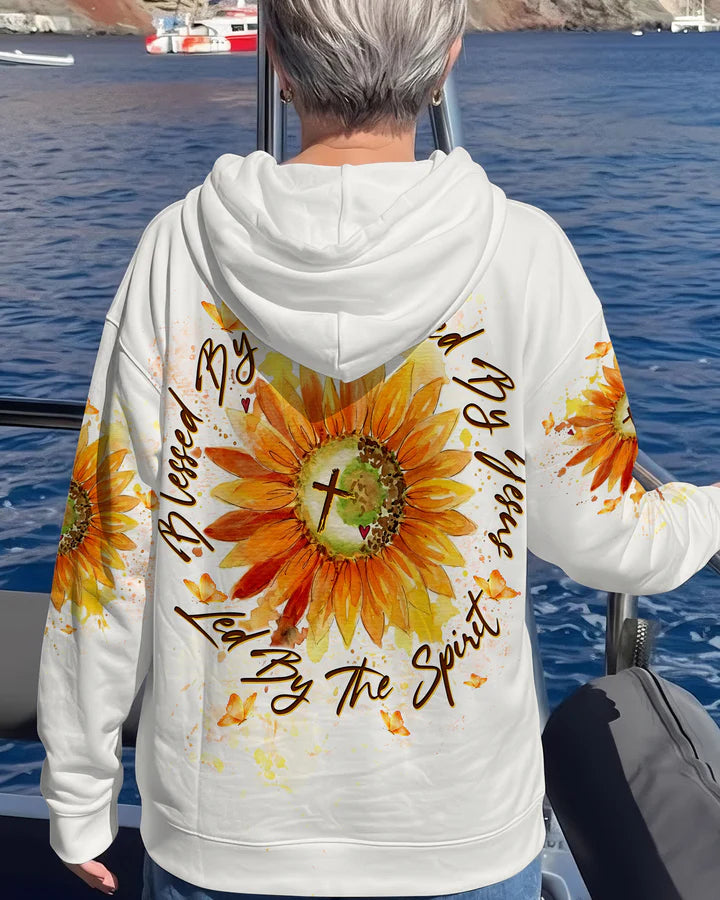 Cowgic Blessed By God Sunflowers Women's All Over Print Shirt