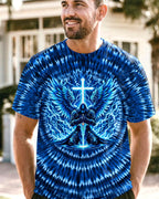 Cowgic Warrior With Wings Swirl Men's All Over Print Shirt
