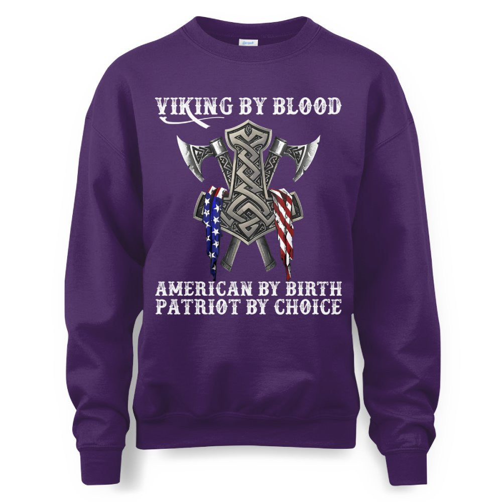 Cowgic Viking By Blood American By Birth Patriot By Choice