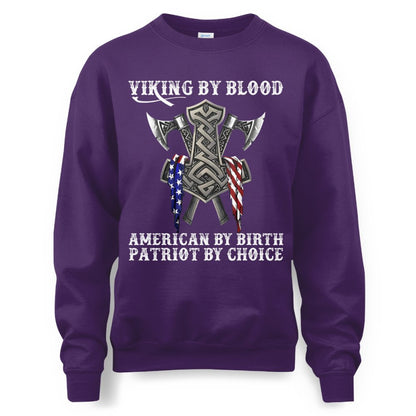 Cowgic Viking By Blood American By Birth Patriot By Choice