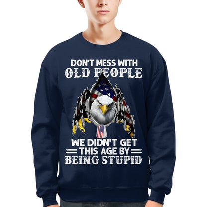 Cowgic Veteran US Eagle Don't Mess With Old People