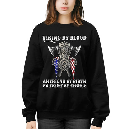 Cowgic Viking By Blood American By Birth Patriot By Choice