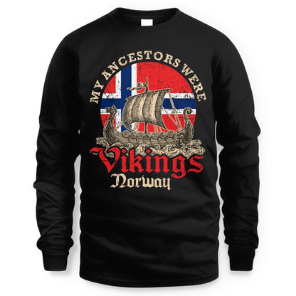 Cowgic Norwegian Norway Viking Ship Flag