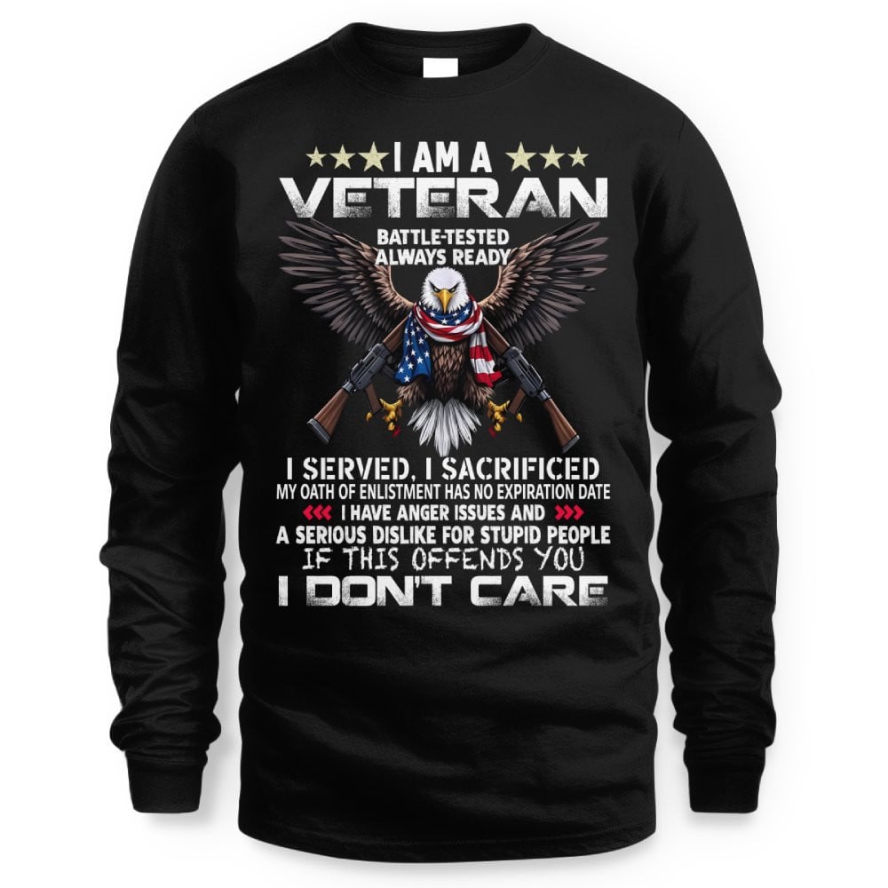 Cowgic Veteran I Served I Sacrificed Crewneck