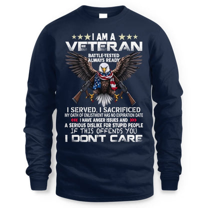 Cowgic Veteran I Served I Sacrificed Crewneck