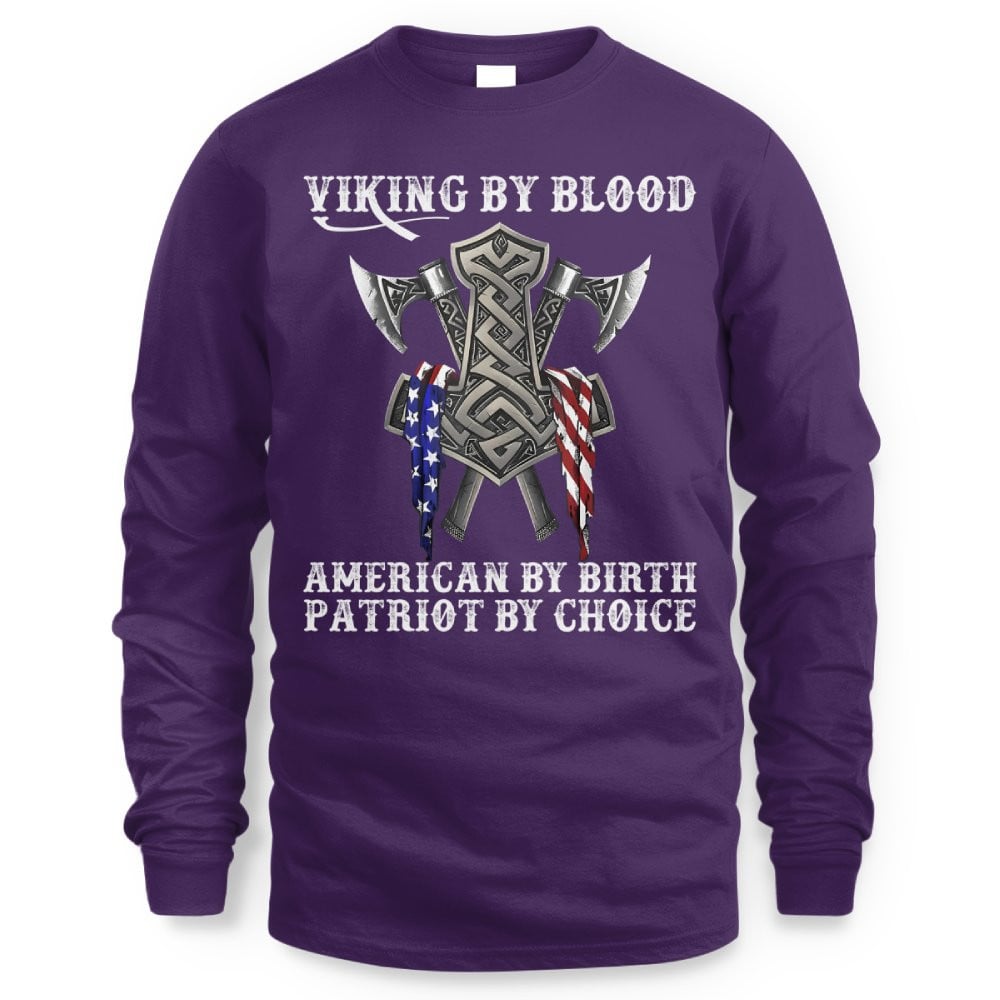 Cowgic Viking By Blood American By Birth Patriot By Choice