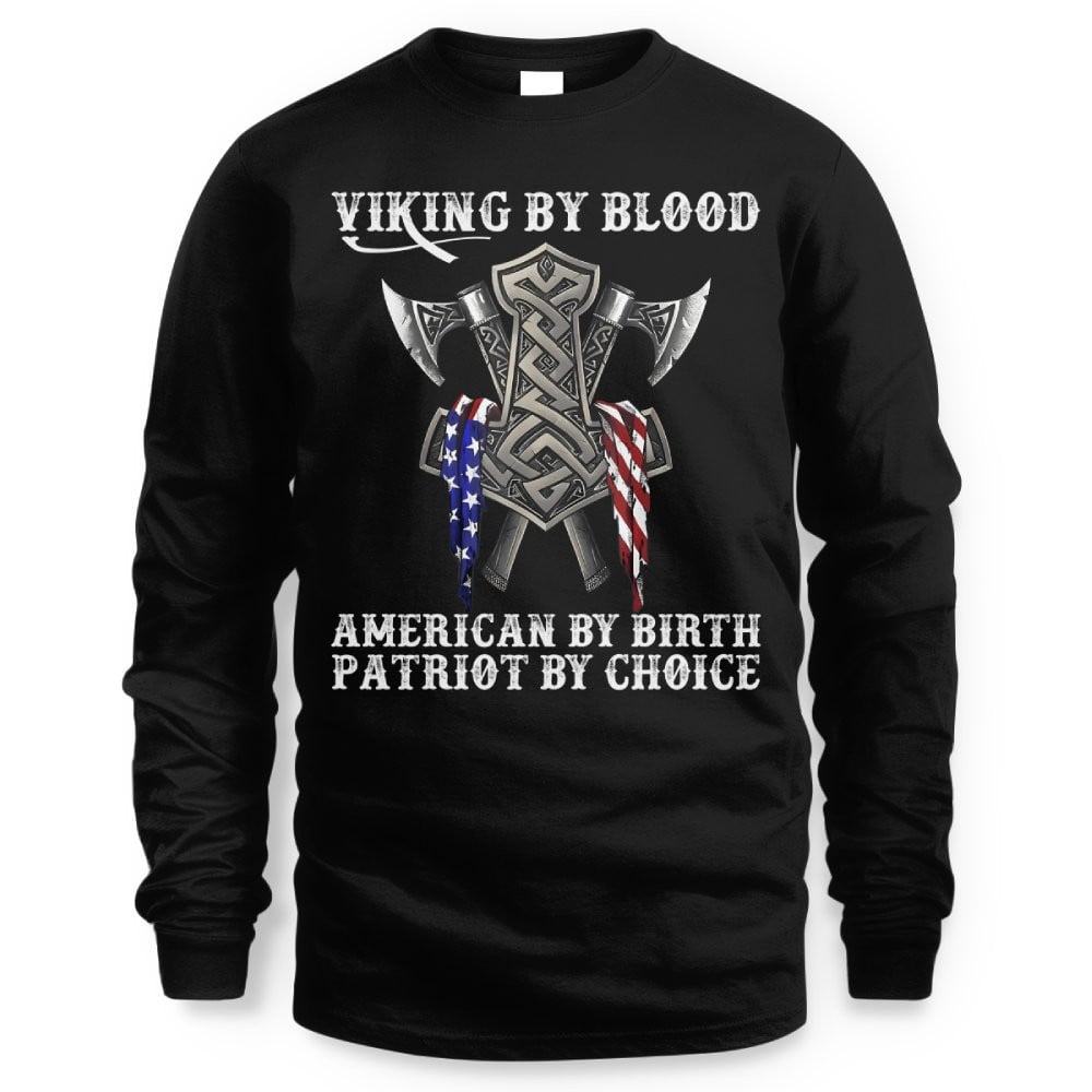 Cowgic Viking By Blood American By Birth Patriot By Choice