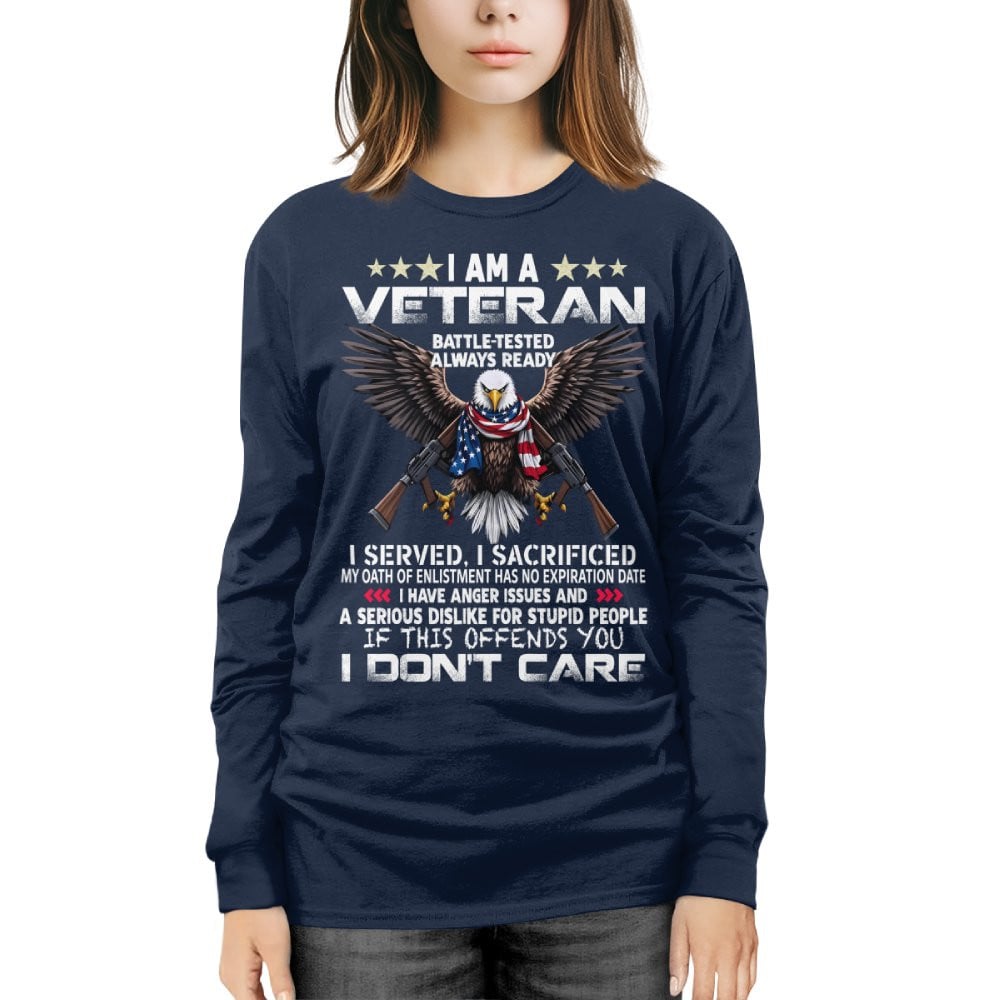 Cowgic Veteran I Served I Sacrificed Crewneck