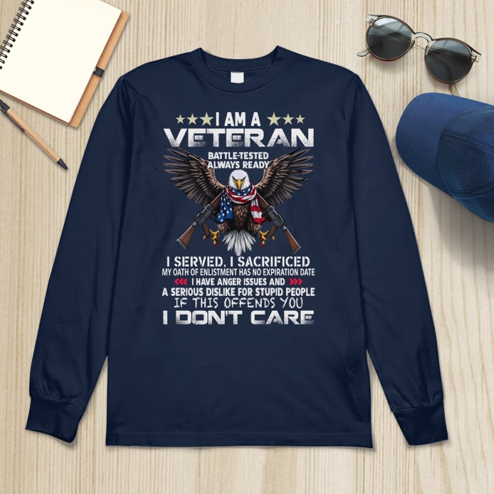 Cowgic Veteran I Served I Sacrificed Crewneck